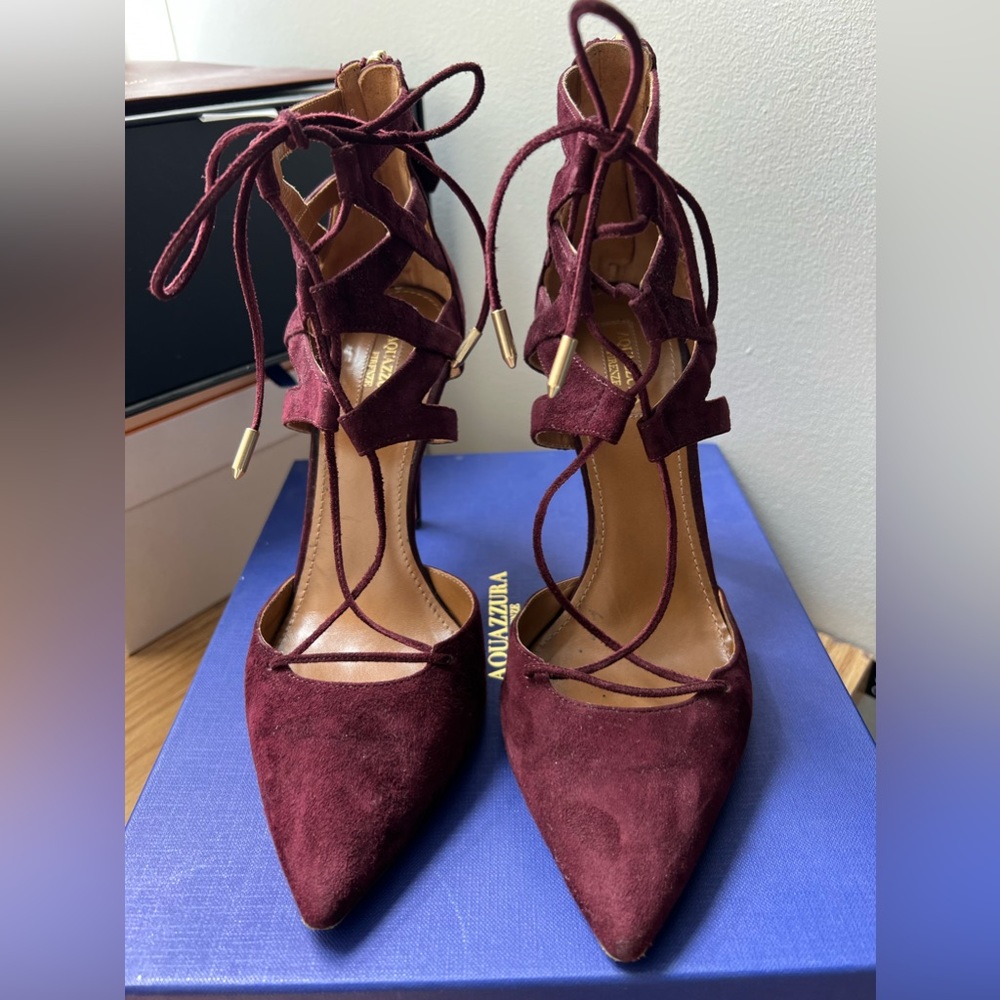 Aquazurra Belgravia 105 Prune size 39